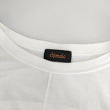 chimala S コットン 日本製 半袖Ｔシャツ カットソー ホワイト レディース チマラ【中古】5-0317S∞