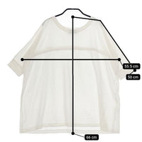 chimala S コットン 日本製 半袖Ｔシャツ カットソー ホワイト レディース チマラ【中古】5-0317S∞
