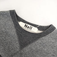 Nell ネル ビッグシルエット 212-80189 コットン トレーナー スウェット グレー レディース【中古】5-0125M∞