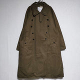 HARROW TOWN STORES HTS DOUBLE OVER COAT 定価48400円 製品染め コットン コート 22AW ブラウン レディース ハロウタウンストアズ【中古】4-1205M∞