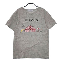 R&D.M.Co- CIRCUS サーカス サイズXL 定価13000円 半袖Ｔシャツ カットソー グレー レディース オールドマンズテーラー【中古】5-0605S∞