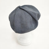 mature ha beret top gather big silk ベレートップギャザービッグ 定価9500円 MAS1820 ベレー帽 グレー レディース マチュアーハ【中古】5-0615M◎