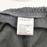 mature ha beret top gather big silk ベレートップギャザービッグ 定価9500円 MAS1820 ベレー帽 グレー レディース マチュアーハ【中古】5-0615M◎
