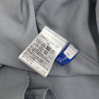 BLUE LABEL CRESTBRIDGE フリル付け襟 36 ギャザー ブラウス シャツ ライトブルー レディース ブルーレーベル クレストブリッジ【中古】5-0323M♪