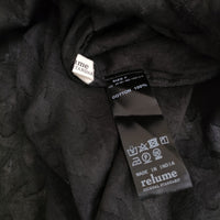 JOURNAL STANDARD relume コットンジャガードギャザーブラウス 9350円 ブラック レディース ジャーナルスタンダードレリューム【中古】5-0323M♪