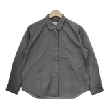 MARGARET HOWELL 578-3253016 COTTON OXFORD コットン 丸襟  長袖シャツ 23AW チャコールグレー レディース マーガレットハウエル【中古】5-0118M∞