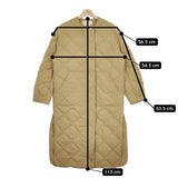 TODAYFUL 11920007 Quilting Down Coat サイズ36 定価35200円 キルティング ダウンコート ベージュ レディース トゥデイフル【中古】4-1105A♪