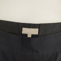 MARGARET HOWELL 578-142112 コットンシルク パンツ 濃紺 ネイビー レディース マーガレットハウエル【中古】5-0317M∞