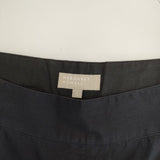 MARGARET HOWELL 578-142112 コットンシルク パンツ 濃紺 ネイビー レディース マーガレットハウエル【中古】5-0317M∞