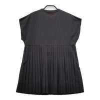 URBAN RESEARCH ITEMS プリーツキリカエフレンチブラウス 定価7990円 ブラウス シャツ ブラック レディース アーバンリサーチ【中古】5-0605S∞
