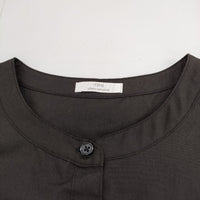 URBAN RESEARCH ITEMS プリーツキリカエフレンチブラウス 定価7990円 ブラウス シャツ ブラック レディース アーバンリサーチ【中古】5-0605S∞