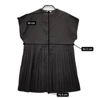 URBAN RESEARCH ITEMS プリーツキリカエフレンチブラウス 定価7990円 ブラウス シャツ ブラック レディース アーバンリサーチ【中古】5-0605S∞