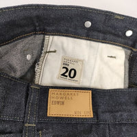 MARGARET HOWELL/EDWIN 20周年 ORGANIC COTTON DENIM 定価39600円 578-3242007 デニムパンツ 23AW ネイビー レディース マーガレットハウエル/エドウィン【中古】5-0203G∞