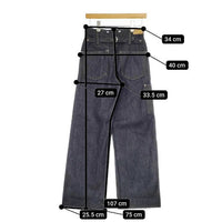 MARGARET HOWELL/EDWIN 20周年 ORGANIC COTTON DENIM 定価39600円 578-3242007 デニムパンツ 23AW ネイビー レディース マーガレットハウエル/エドウィン【中古】5-0203G∞