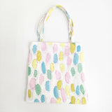 mina perhonen jellybeans ミニバッグ ss9219 麻 リネン トートバッグ マルチカラー レディース ミナペルホネン【中古】5-0308G∞