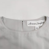 si si si comfort ポリエステル サイズ40 ワンピース ライトグレー レディース スースースー【中古】5-0323M♪