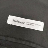 veritecoeur 無地 マフラー 大判 ストール ブラック レディース ヴェリテクール【中古】5-0310G◎
