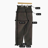 MHL. 595-3243505 BRUSHED COTTON DRILL パンツ 23SS チャコールグレー レディース エムエイチエル【中古】5-0118G∞