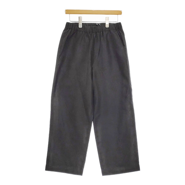 YLEVE ポリエステルシルクツイルトラウザーズ サイズ1 168-3140055 イージー パンツ ブラック レディース イレーヴ【中古】5-0323M♪