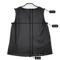 Simplicite リネンライクオールインワンセット ノースリーブトップス パンツ セットアップ 23SS ブラック レディース シンプリシテェ【中古】5-0605S∞