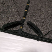 Traditional Weatherwear ARKLEY アークリー ヘリンボーン 中綿 ジャケット グレー レディース トラディショナルウェザーウェア【中古】4-1208A∞