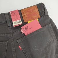 Levi's 新品 RED TAB 502-3655 W31L33 ツイル ガンメタル ストレート デニムパンツ グレー メンズ リーバイス【中古】5-0104G∞