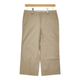 MARGARET HOWELL MHW0722 0421723 サイズ2 定価19950円 クロップドパンツ ベージュ レディース マーガレットハウエル【中古】5-0323M♪