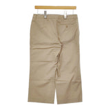 MARGARET HOWELL MHW0722 0421723 サイズ2 定価19950円 クロップドパンツ ベージュ レディース マーガレットハウエル【中古】5-0323M♪