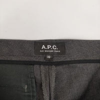 A.P.C. スラックス XS ウール パンツ グレー レディース アーペーセー【中古】5-0118G∞