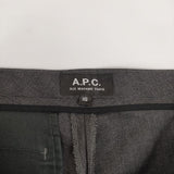 A.P.C. スラックス XS ウール パンツ グレー レディース アーペーセー【中古】5-0118G∞