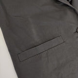 MARGARET HOWELL 578-8120009 WASHED YARN DYE POPLIN テーラードジャケット 濃紺 ネイビー レディース マーガレットハウエル【中古】5-0312M∞