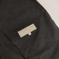 MARGARET HOWELL 578-8120009 WASHED YARN DYE POPLIN テーラードジャケット 濃紺 ネイビー レディース マーガレットハウエル【中古】5-0312M∞