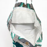 FLOWER HAYES フラワーヘイズ Eye flower 刺繍 タッセル付き ハンドメイド トートバッグ グリーン 多色 レディース【中古】5-0615M◎