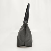 Longchamp ル プリアージュ エクストラ レザー トートバッグ ブラック レディース ロンシャン【中古】4-1113G♪