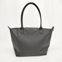 Longchamp ル プリアージュ エクストラ レザー トートバッグ ブラック レディース ロンシャン【中古】4-1113G♪