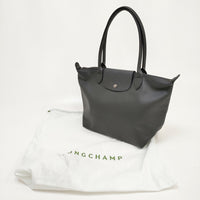 Longchamp ル プリアージュ エクストラ レザー トートバッグ ブラック レディース ロンシャン【中古】4-1113G♪