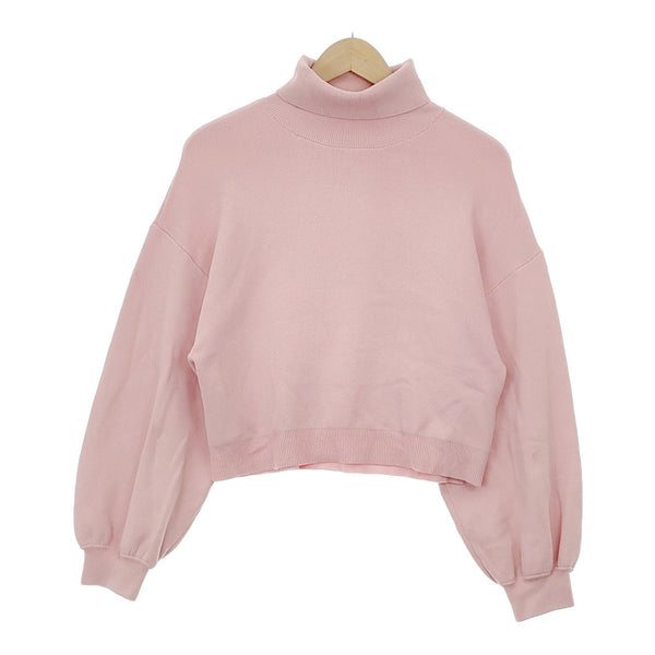 MOUSSY タートルネック プルオーバーセーター ニット ピンク レディース マウジー【中古】4-1218T∞