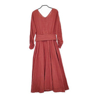 Khaju ベルト付き ワンピース レッド レディース カージュ【中古】5-0220M∞