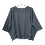 45R/45rpm ビッグサイズ ドルマンスリーブ 半袖Ｔシャツ カットソー グリーン レディース フォーティーファイブアールピーエム【中古】5-0605S∞