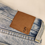 Spick and Span 5 1/2 LOOSE-LINE DENIM 定価15400円 デニムパンツ 23SS ブルー レディース スピックアンドスパン【中古】5-0220G∞