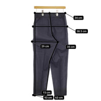 BEAUTY&YOUTH UNITED ARROWS オックスフォードタックテーパードパンツ 定価13200円 ネイビー レディース ビューティアンドユース【中古】5-0309M♪
