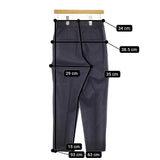 BEAUTY&YOUTH UNITED ARROWS オックスフォードタックテーパードパンツ 定価13200円 ネイビー レディース ビューティアンドユース【中古】5-0309M♪