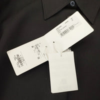 JIL SANDER 未使用品 CAMICIA ウールギャバジンシャツ J52DL0008 J40002 定価162800円 24SS ブラック レディース ジルサンダー【中古】4-1113T♪