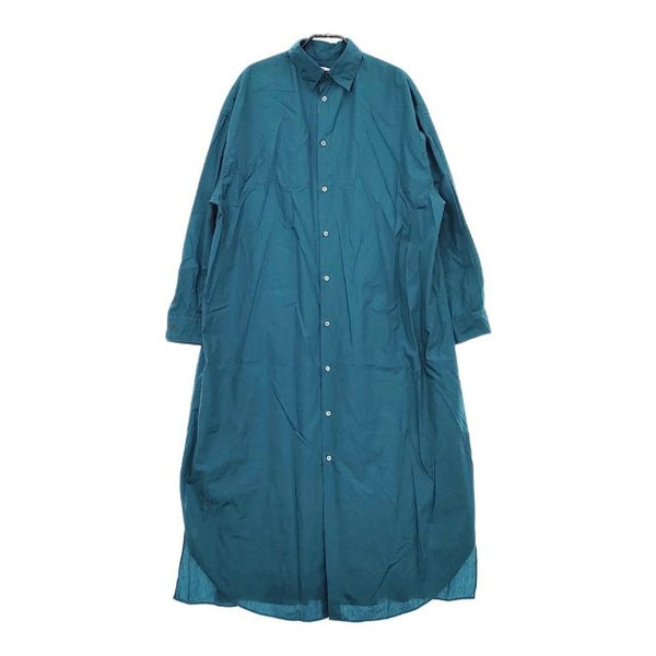 Graphpaper Broad Regular Collar Oversized Shirt Dress GL233-60008C ワンピース グリーン レディース グラフペーパー【中古】5-0220M∞