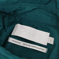 Graphpaper Broad Regular Collar Oversized Shirt Dress GL233-60008C ワンピース グリーン レディース グラフペーパー【中古】5-0220M∞