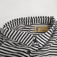 L'Appartement/Deuxieme Classe ボーダーシャツ ワンピース ホワイト ブラック レディース アパルトモン/ドゥーズィエムクラス【中古】5-0309M♪