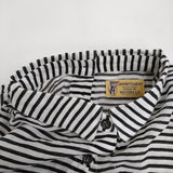 L'Appartement/Deuxieme Classe ボーダーシャツ ワンピース ホワイト ブラック レディース アパルトモン/ドゥーズィエムクラス【中古】5-0309M♪