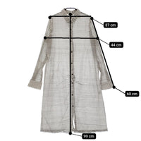 L'Appartement/Deuxieme Classe ボーダーシャツ ワンピース ホワイト ブラック レディース アパルトモン/ドゥーズィエムクラス【中古】5-0309M♪