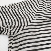 L'Appartement/Deuxieme Classe ボーダーシャツ ワンピース ホワイト ブラック レディース アパルトモン/ドゥーズィエムクラス【中古】5-0309M♪