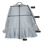 AMERI 02020131192 長袖 フレア ブラウス シャツ ブルー レディース アメリ【中古】5-0220M∞